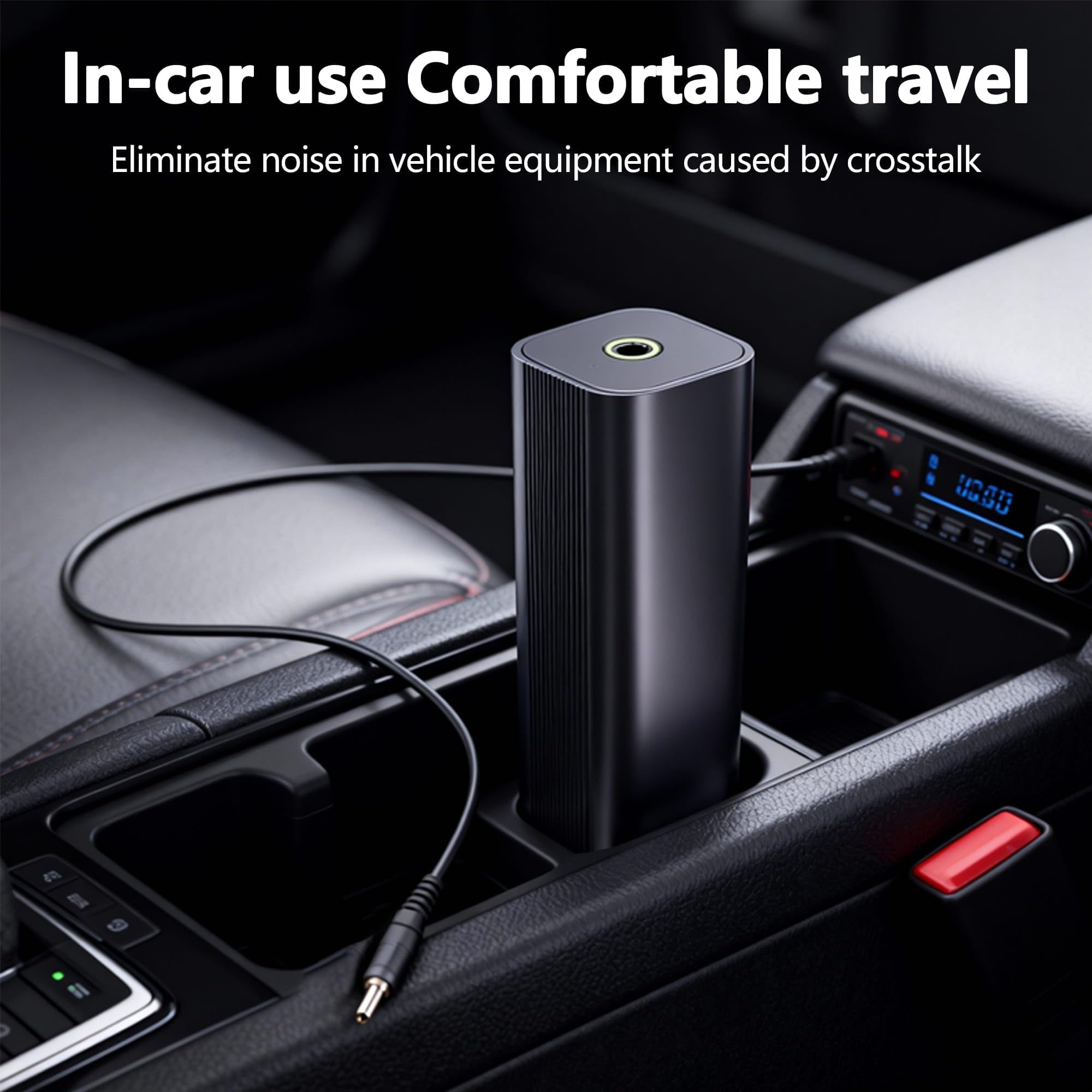 Aislador de ruido de bucle de tierra de 3,5 mm para sistemas de audio de coche y estéreo doméstico