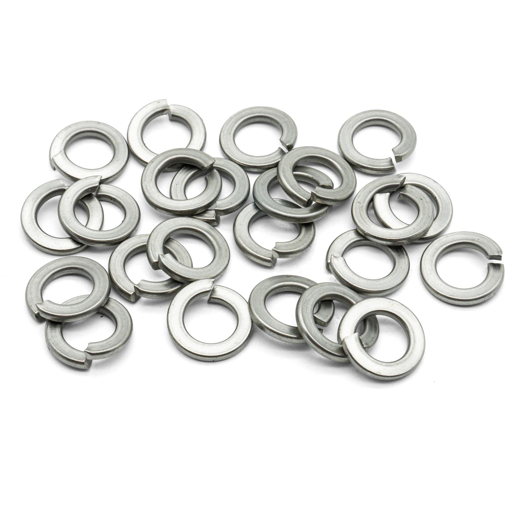 Hippo Hardware M10 (10mm) Spring Washers Square Coil Split Lock Washers A2 Stainless Steel (Pack of 50)