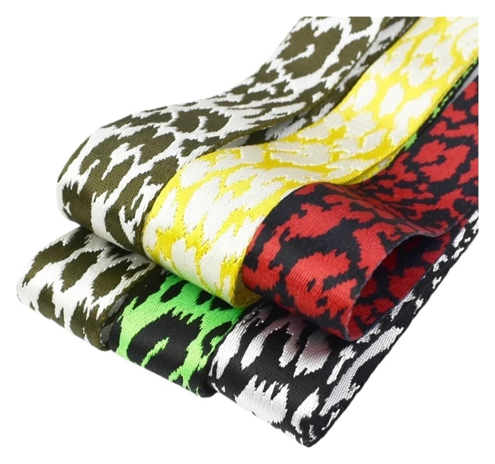Wstążki do owijania tortów, Wstążka 38 mm do dekoracji paska torby samodzielnego szycia 1-3 metrów(Blackyellow,Select Size Name)