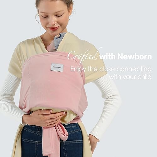 Miniatura 7 de Portabebés para bebés, portabebés ajustable, para recién nacidos a niños pequeños para 7-30 libras, acogedor portabebés con material de algodón de