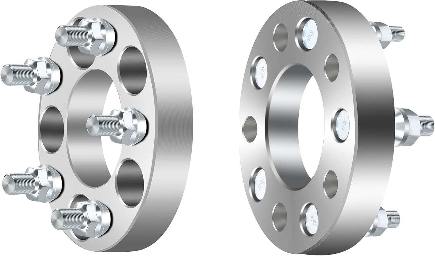 ECCPP 5lug Wheel Spacers for Escape 5x4.5 Wheel Spacer Adapter 1inch 11 13 for GS450h 98-99 01-04 for Intrepid 11-14 for IS F 07 11-15 for IS250 71.6mm 12x1.5Studs 2Pcs