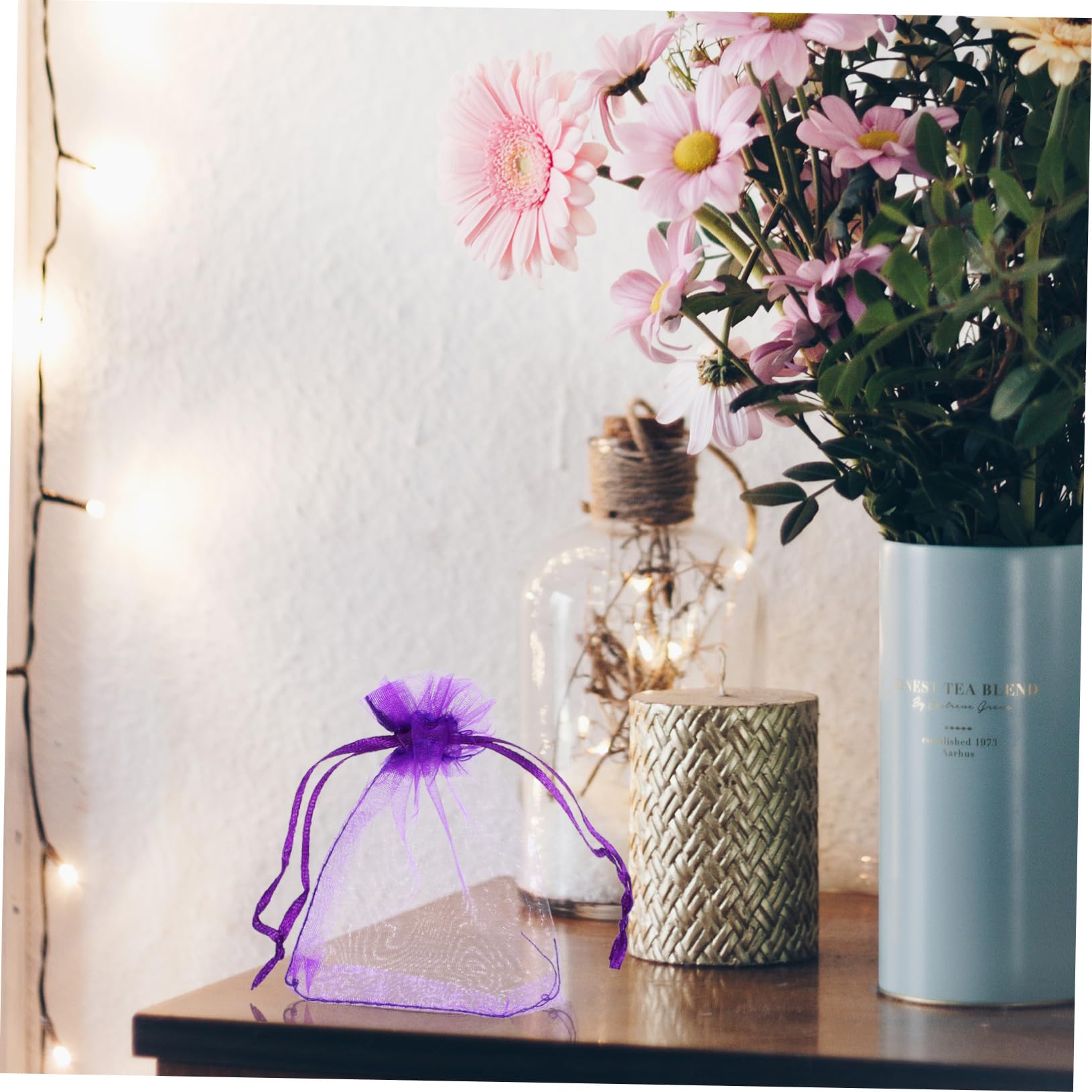 TOPBATHY 300 STK Tasche mit Kordelzug Duftsäckchen Lavendelbeutel für Trockenblumen kleine Netztaschen Leere Duftbeutel Leere lavendelsäckchen Beutel Lavendelsäckchen Lavendelsäckchen