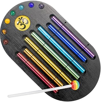 Sonar Glockenspiel 7 Tone Wind Chime Instrument Mallet Percussion Instrument Yoga Meditation Musical Accompaniment Compact 1 Piece