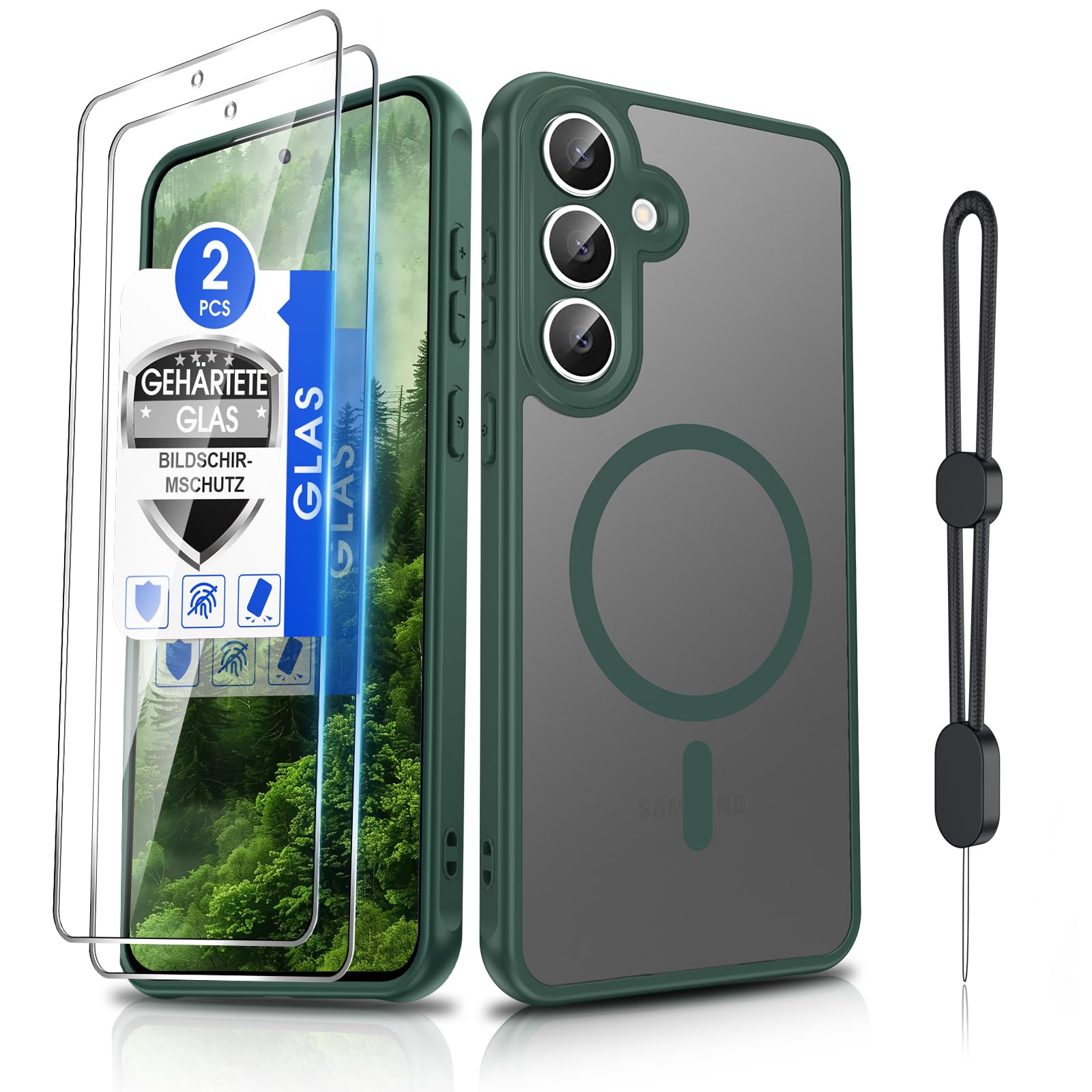 Dizn Magnetisch Hülle für Samsung Galaxy für MagSafe