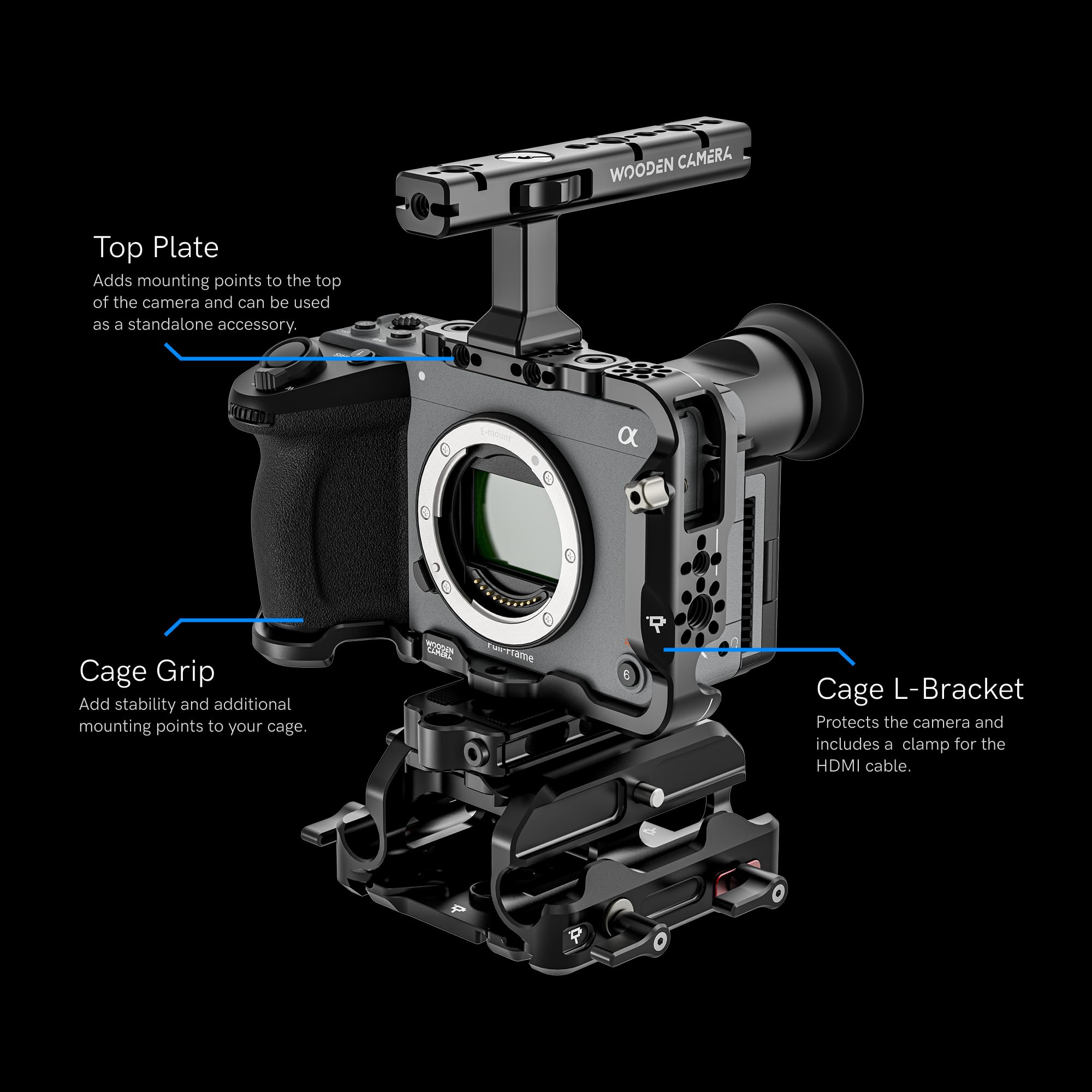 Amazon.co.jp: Sony FX2用木製カメラフルケージ – トッププレート