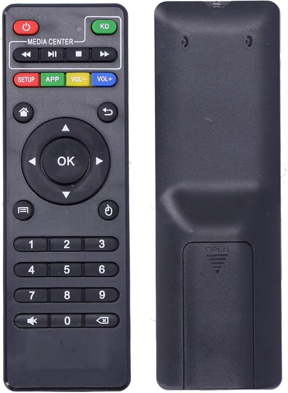 TV Box Remote Control for Android x96 x96mini x96w, No Programming Portable TV Set Top Box IR Controller Remote Control Replacement