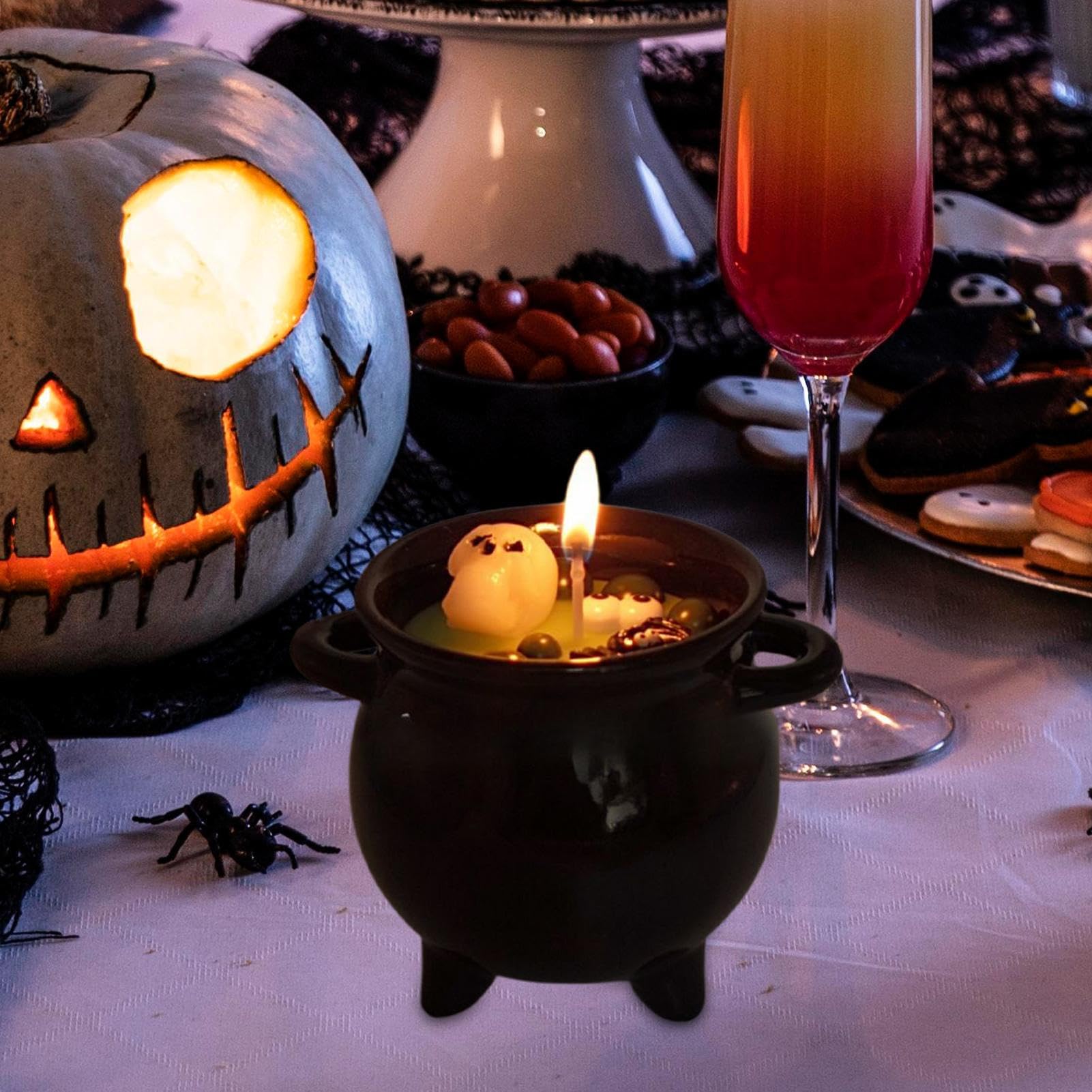 Velas Góticas Decorativas Larga Duración de la Combustión en el Tarro de