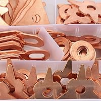 Vista 3 de 110 anillos extractores de abolladuras, triángulo OT redondo para reparación de soldadura de chapa automotriz, triangular/nuevo triangular/redondo