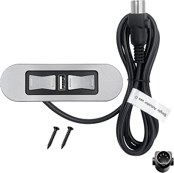 Power Recliner Emomo HX90AFU 5 Pin Hand Control Replacement with USB for Lift Chair