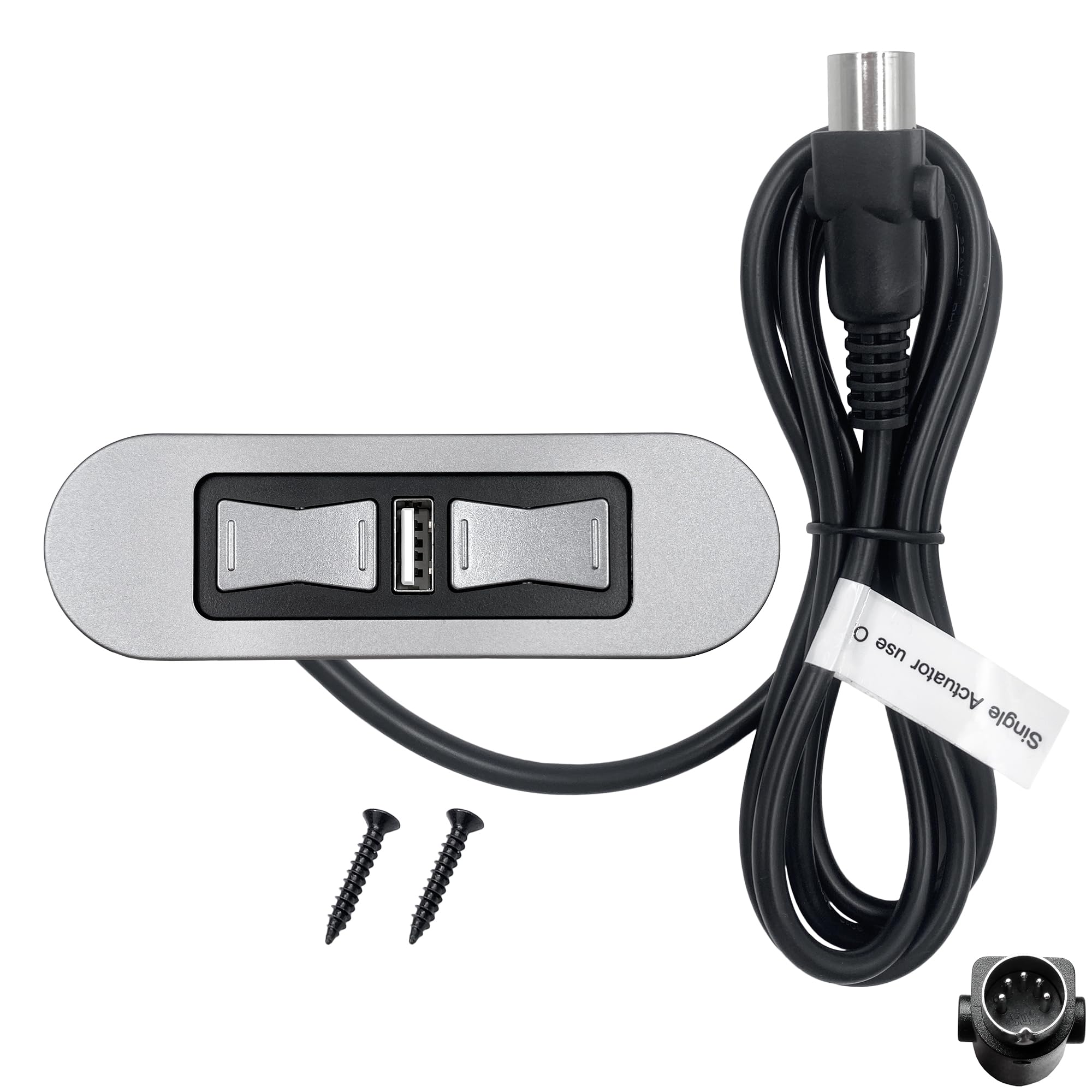 Uetmulik Power Recliner Emomo HX90AFU 5 Pin Hand Control Replacement with USB for Lift Chair