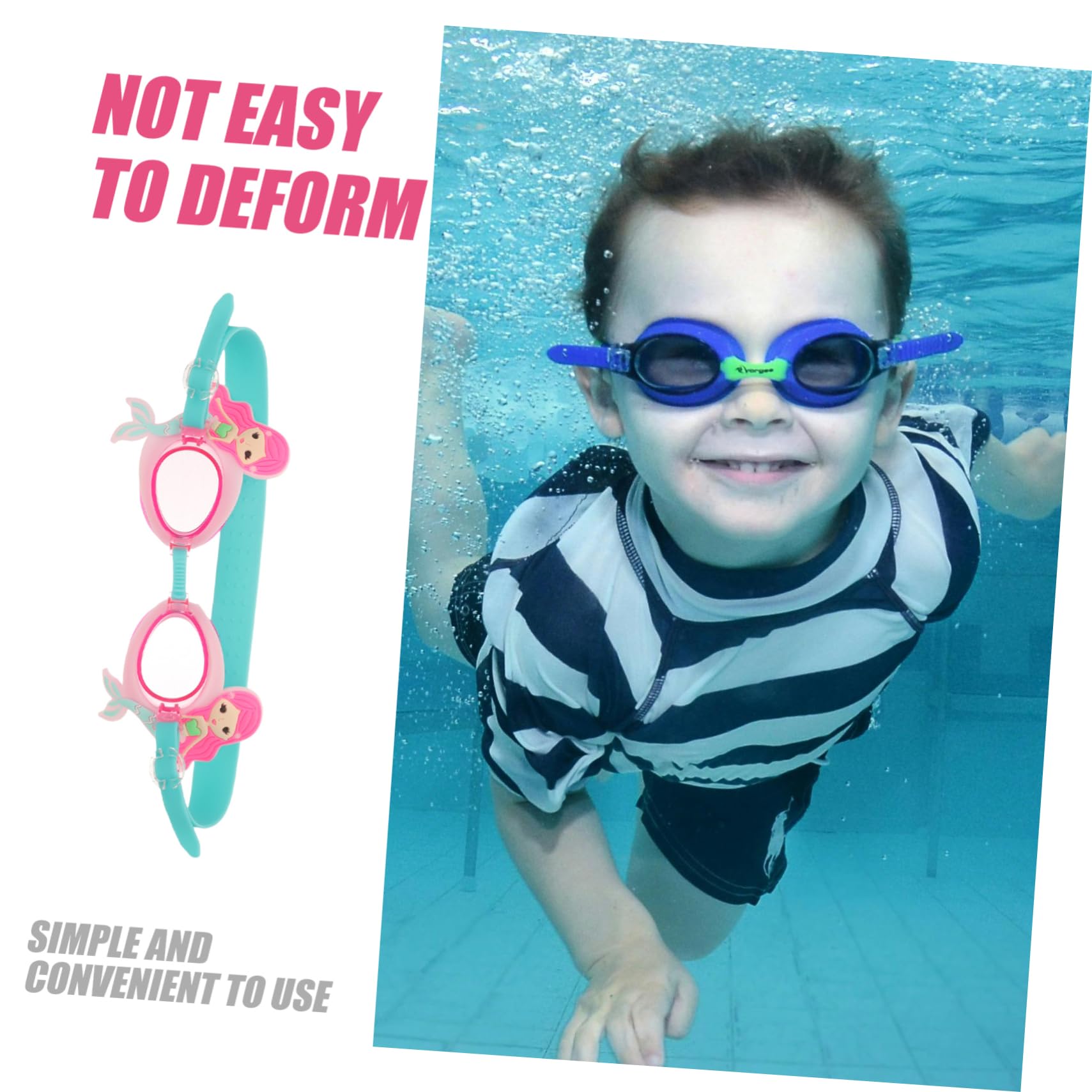 YARNOW 5 Paia Di Occhialini Da Nuoto Per Bambini Comodi Occhialini Per Bambini Occhialini Per Bambini Forniture Per Il Nuoto Per Bambini Occhialini Per Bambini Per Il Nuoto Occhialini Da
