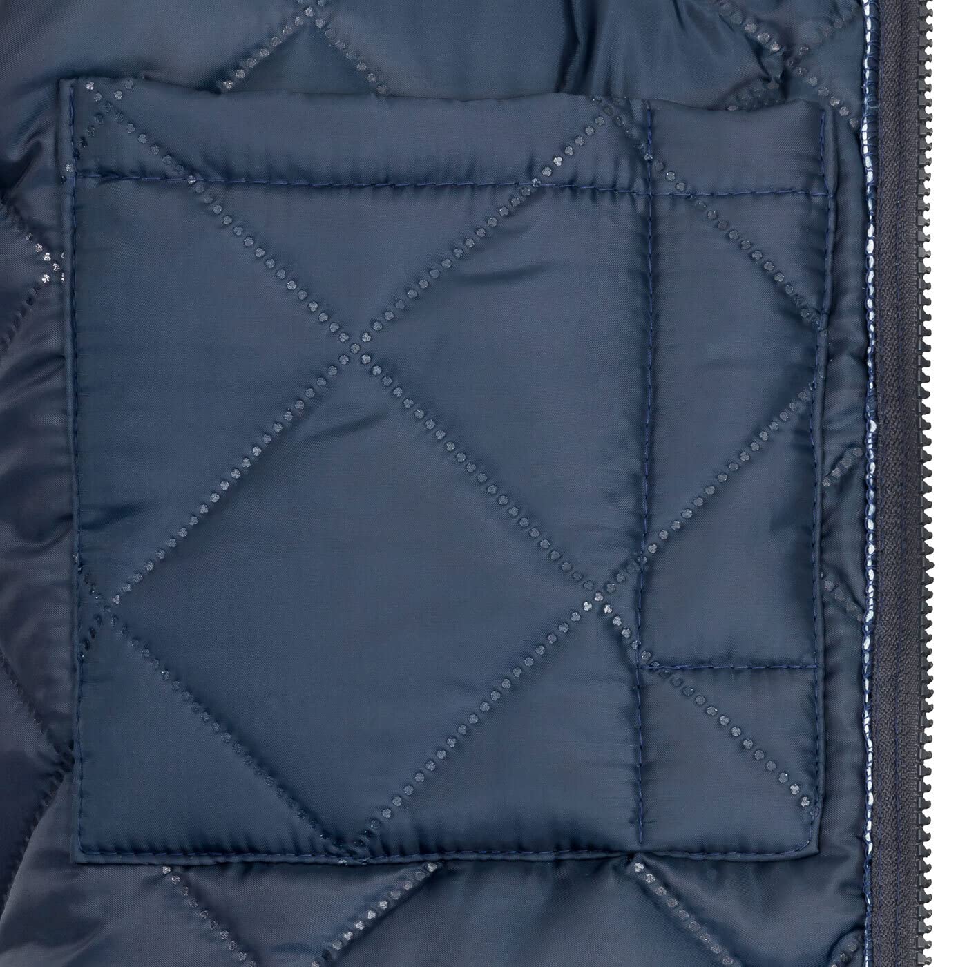 securesse Thermo-Steppjacke mit Kragen Farbe: blau Größe L