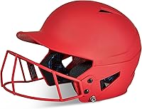 Champro HX Rise Fastpitch Softball Batting Helmet with Facemask - Ventilated, NOCSAE Certified Protection & Comfort
