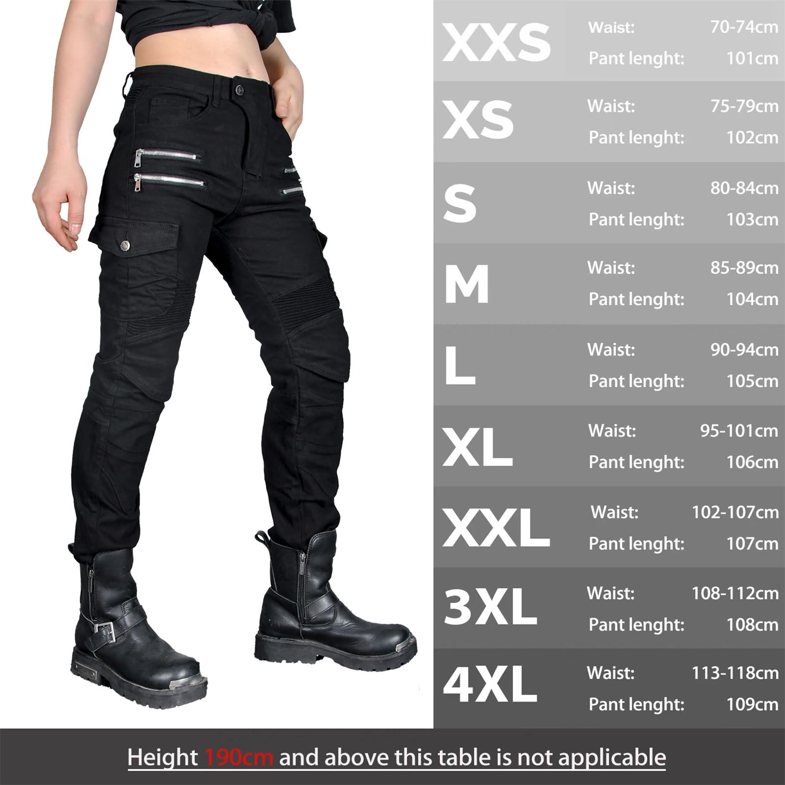 Pantaloni Moto Donna con Protezioni, Jeans Moto Donna