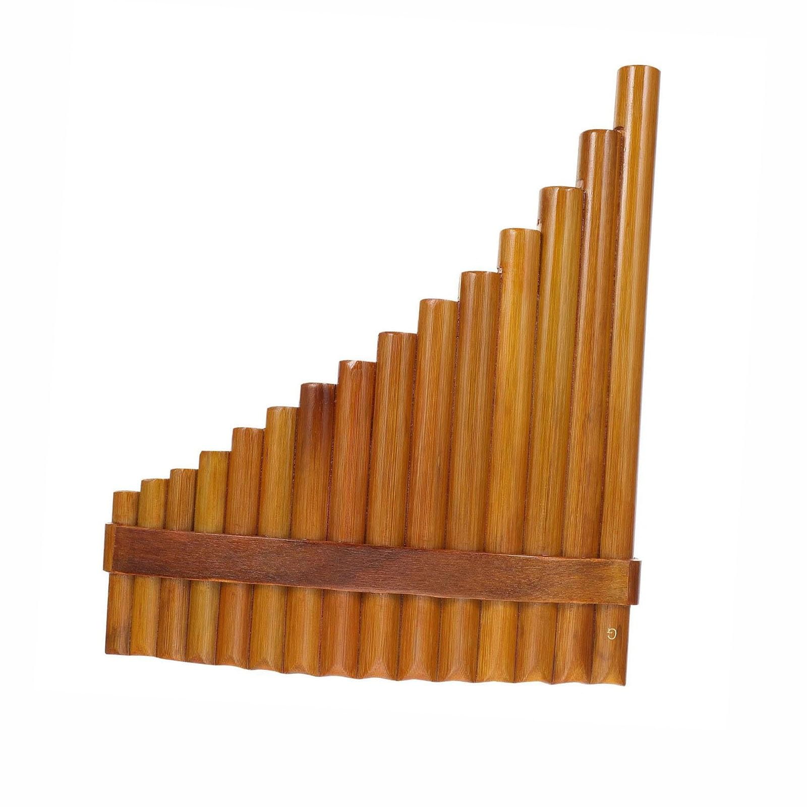 Juego De Flauta Pan 15 Tubos Instrumento Portátil Para Principiantes Flauta Pan