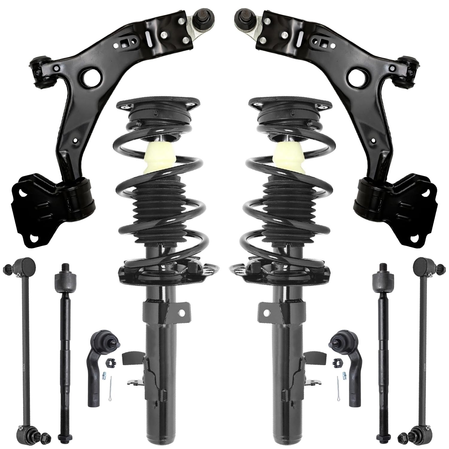 Detroit Axle - 10pc Front End Suspension Kit for 2013 Ford Escape