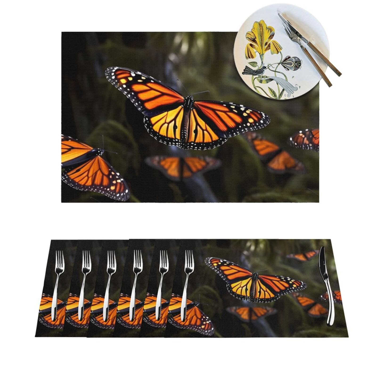 Sets de table en PVC anti-tache de 30x45cm pour une fête de mariage