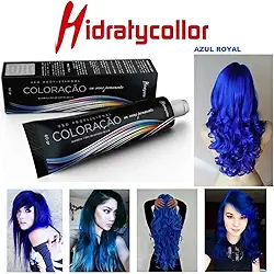 Coloração Tinta De Cabelo Azul Royal Hidratylife Mairibel