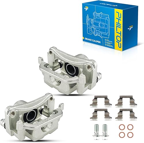 PHILTOP Pinza de freno trasera compatible con G35 2005-2008, G37 2009-2010, M35 2006-2009, 350Z 2006-2009, M45 2006-2009, 370Z, 19-B27 36.2 in7.5 in