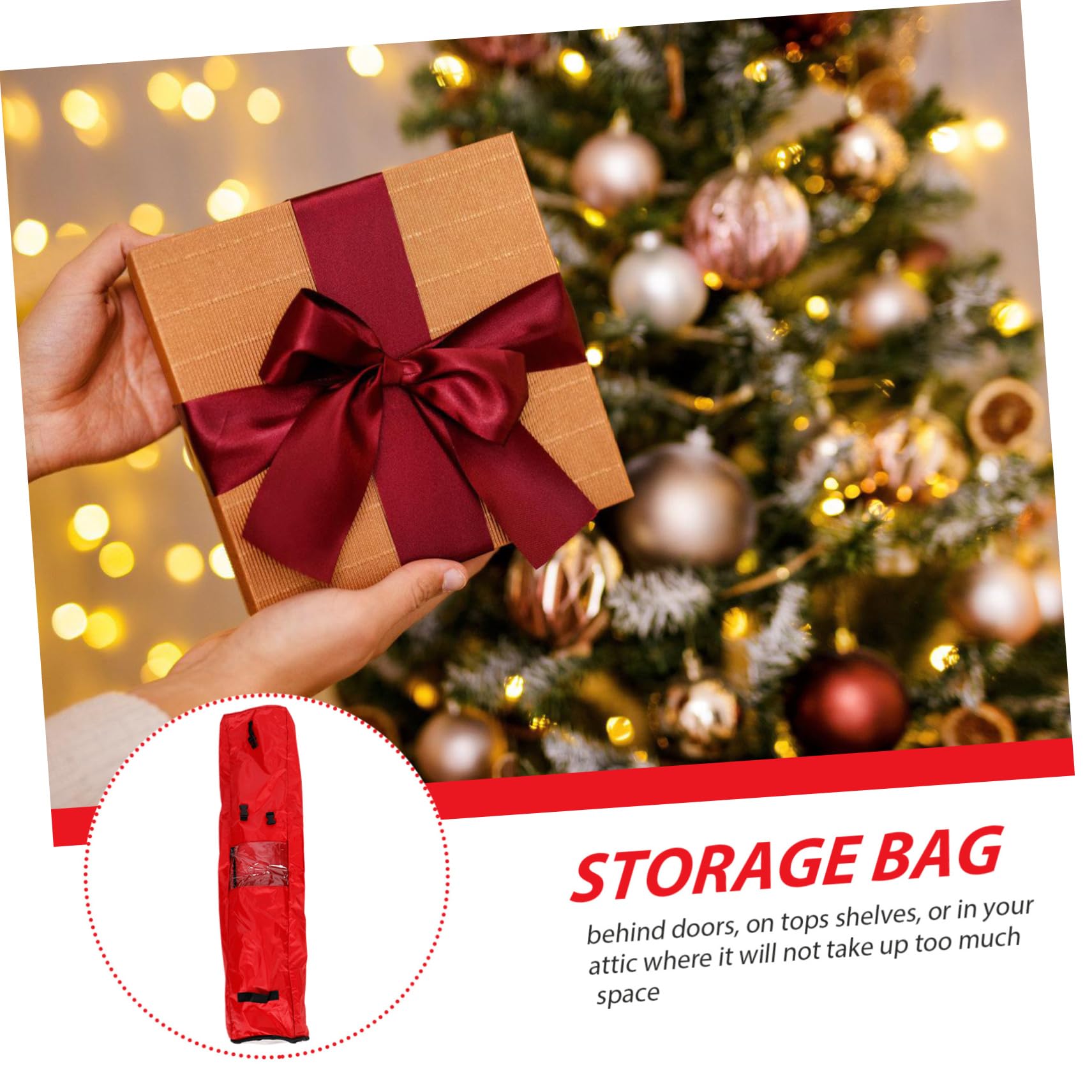 WATIIFUFU Aufbewahrungstasche für Geschenkpapier Geschenkpapier-organizer Aufbewahrungsbeutel für Weihnachtsgeschenkpapier Geschenkpapierhalter Tragbare Verpackungstasche