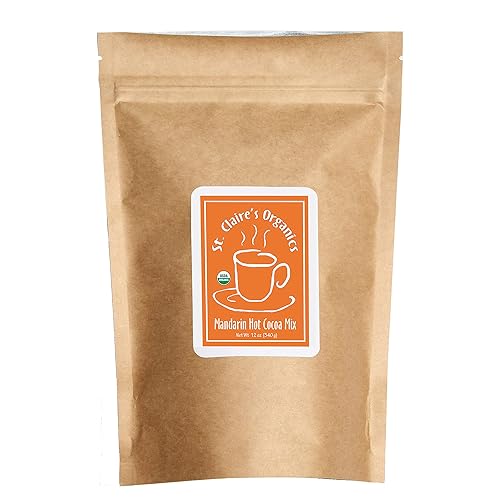 St Claires Organic Gourmet Hot Cocoa Mandarina bolsa de 12 onzas 20 porciones  Sin alérgenos vegano sin OMG sin gluten  Fabricado en los Estados disponible en Yaxa Colombia