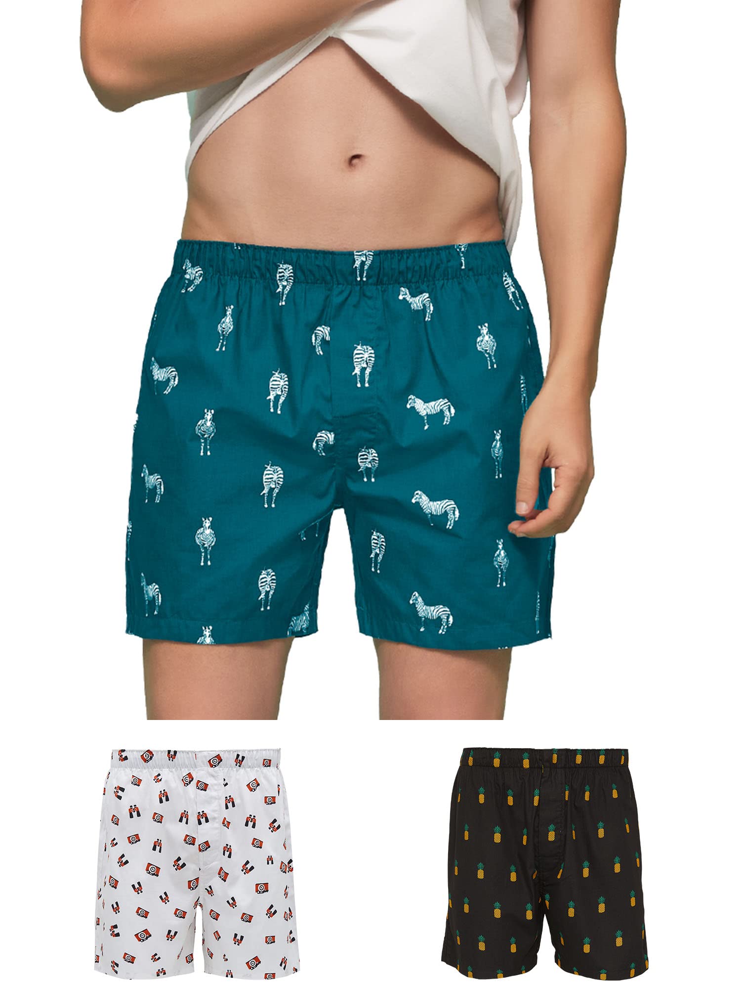 XYXXMen's Cotton Regular Printed Boxers