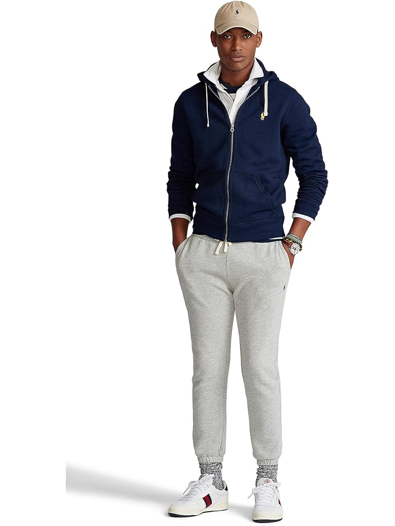 Black Polo Ralph Lauren Classic Fleece Full-Zip Hoodie