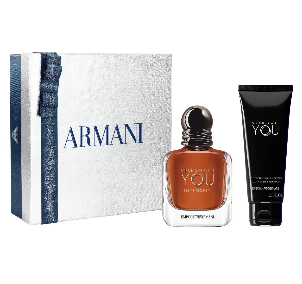 Emporio Armani Stronger With You Intensely Eau de Parfum 50ml Gift Set 2026 (Contains 50ml EDP and 75ml Shower Gel)
