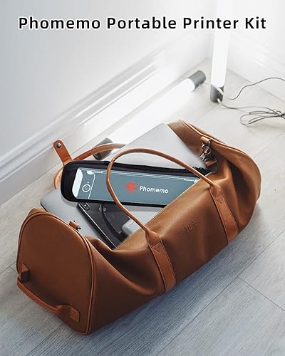 Miniatura 6 de Phomemo Impresora portátil - Impresora portátil inalámbrica para viajes, compatible con iOS y Android y laptop, mini impresora móvil Bluetooth,