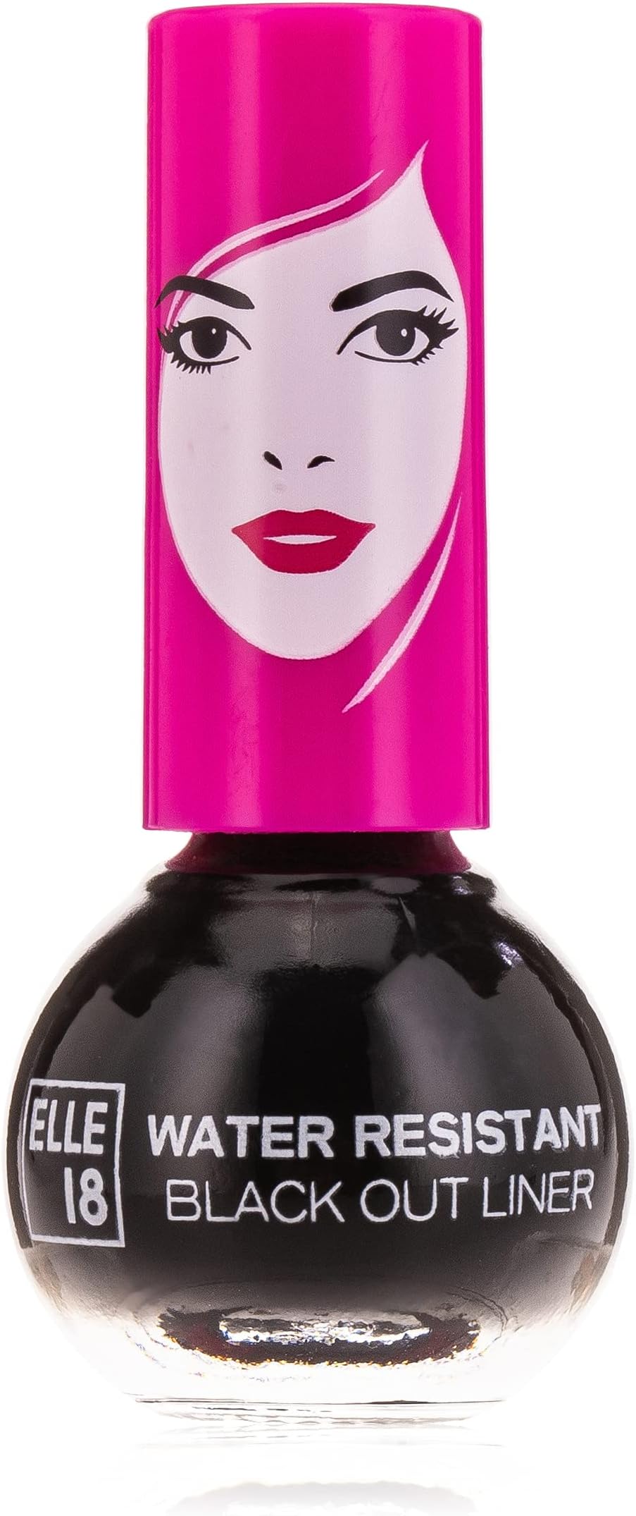 Elle 18 Water Resist BO Liner, 5ml (Black)