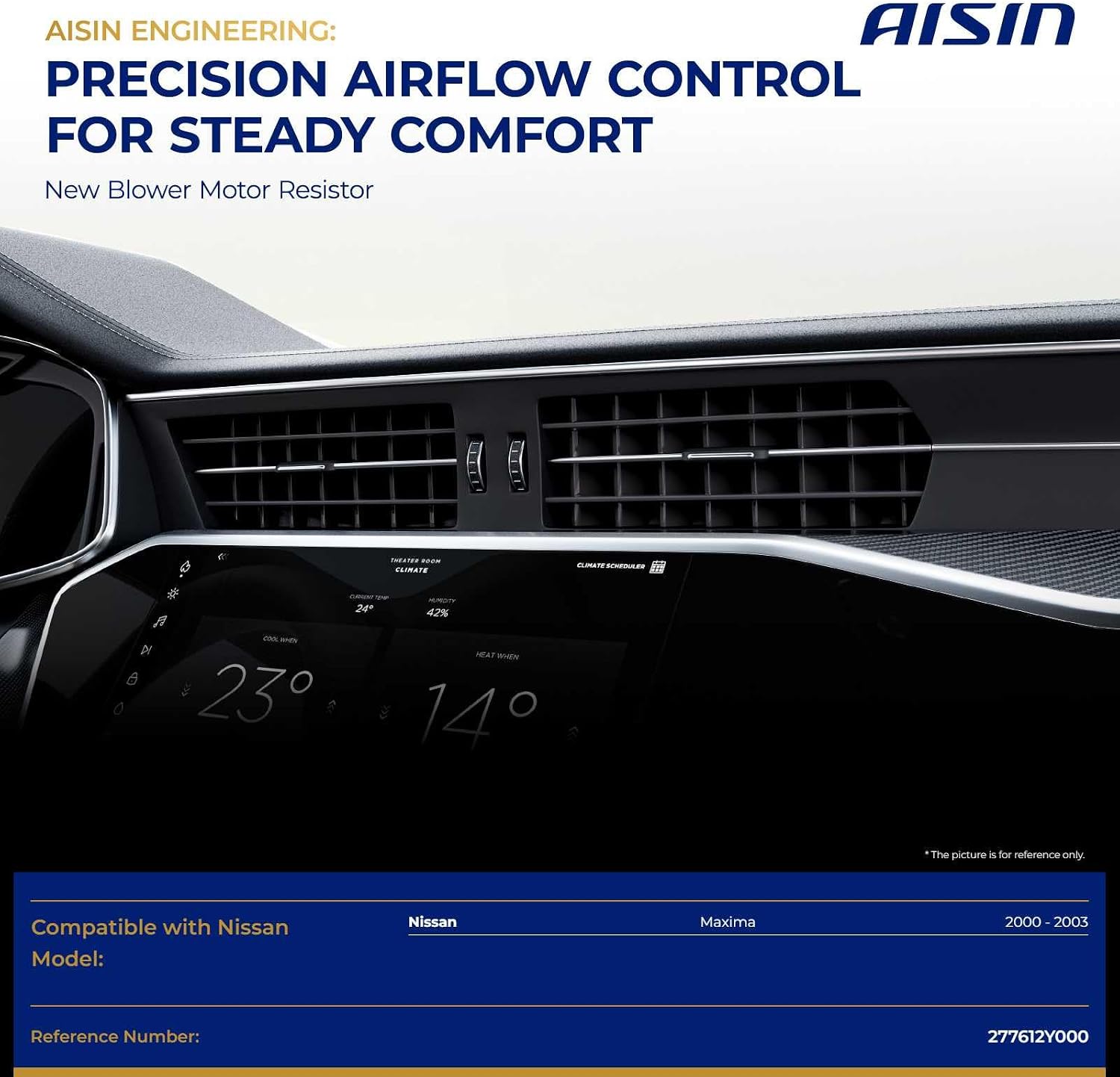 AISIN AFTERMARKET BMRN-00265 HVAC Blower Motor Resistor Kit