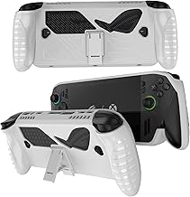 Case for ASUS ROG Xbox Ally/ROG Xbox Ally X,Shockproof Anti Scratch Anti Squeeze Non Slip Silicone Dust Protection Cover with Built-in Stand，White