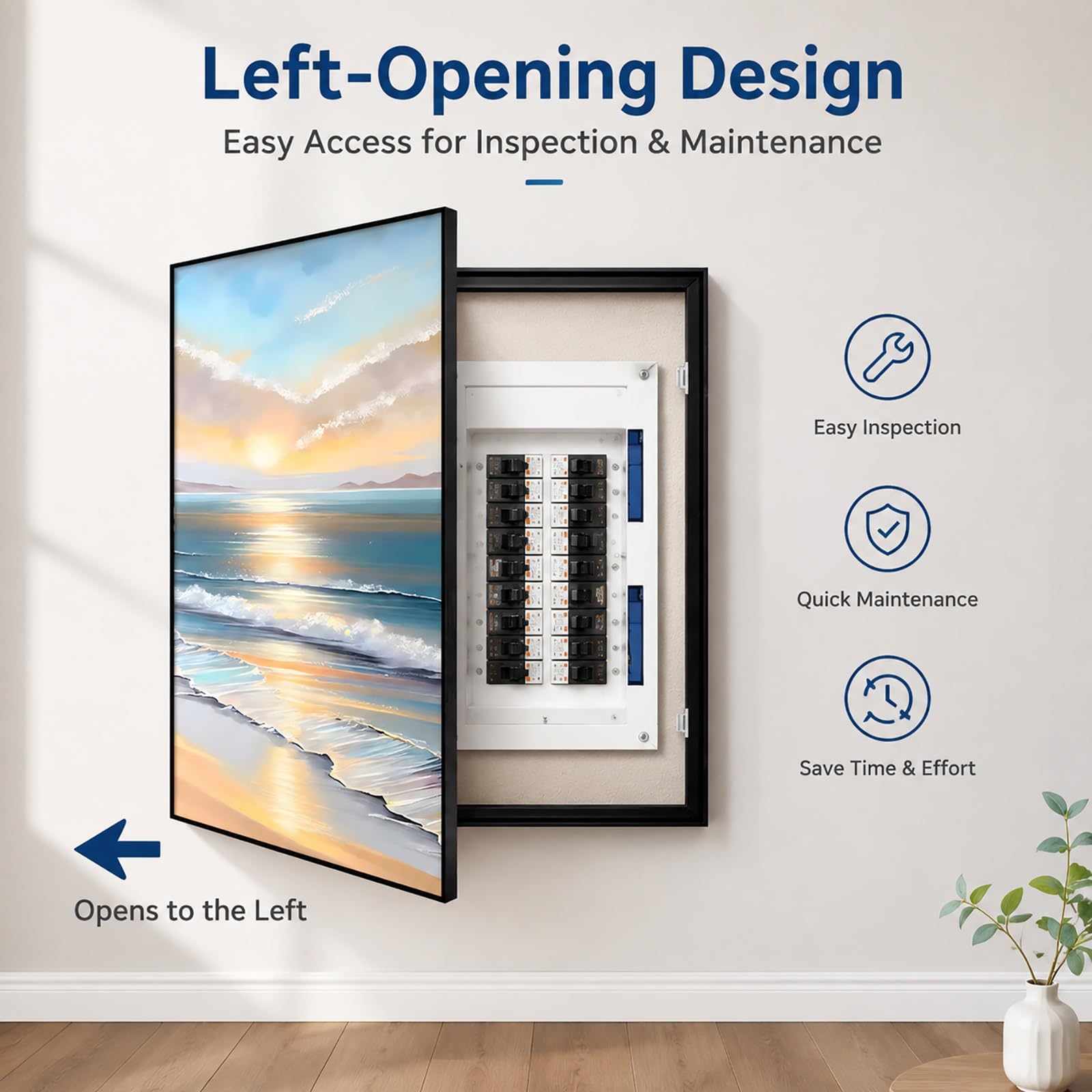 Cuadro para Tapar Cuadro Electrico, Diseño de Puerta de Armario