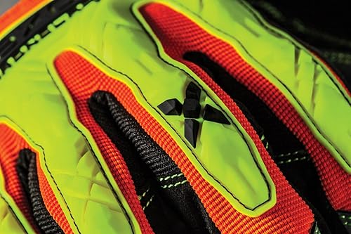 Vista 18 de IRONCLAD Guantes de trabajo Guantes de protección contra impactos Amarillo y naranja de alta visibilidad