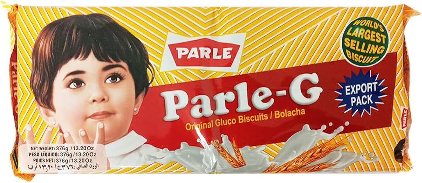 Parle G, Orignal Glucose Biscuits, 376 Gm