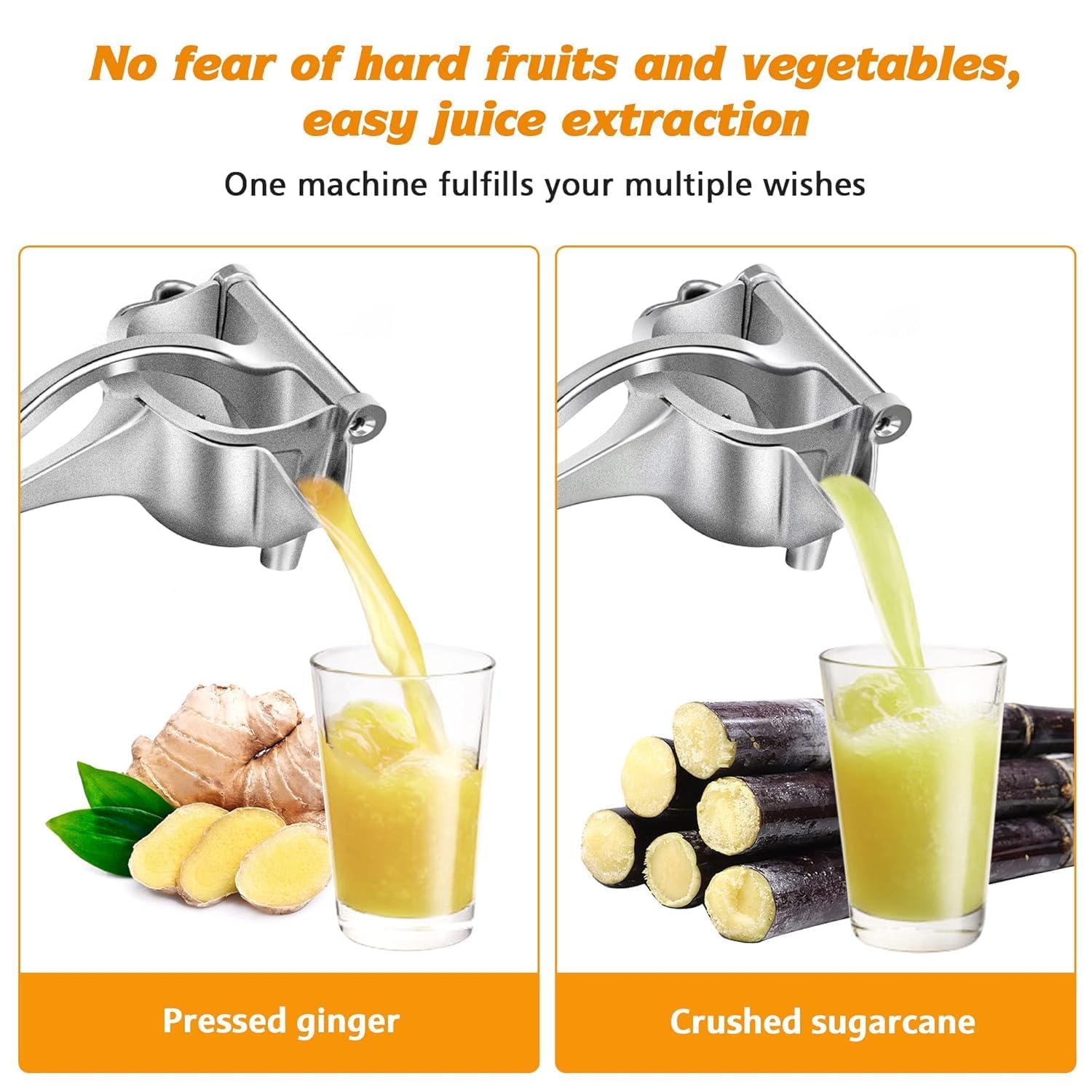 Hand Press Juicer - Fresh Citrus & Fruit Juice -4