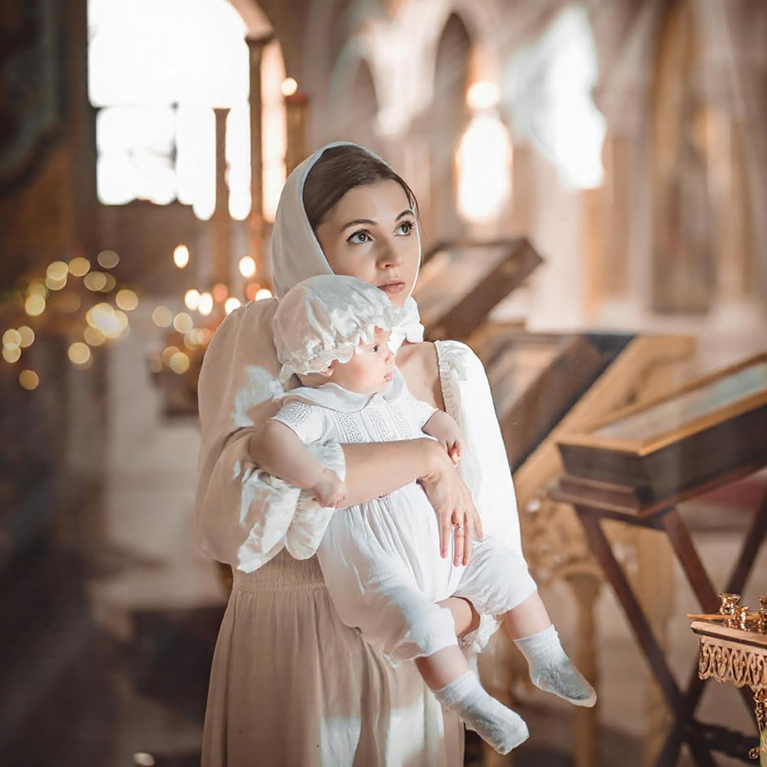 Booulfi Baptism Outfits for Boys White Romper Newborn Photography Outfits Christening Gifts Baby Boy Bowtie Romper Clothes - Image 7