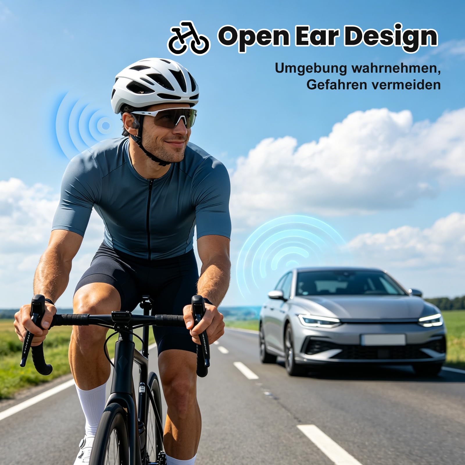 MANKIW Knochenschall Kopfhörer Schwimmen IP68, Unterwasser Sportkopfhören mit 32GB MP3 & Bluetooth 5.4, Open Ear Wasser Kopfhörer Schwimmen für Pool, Sport & Running