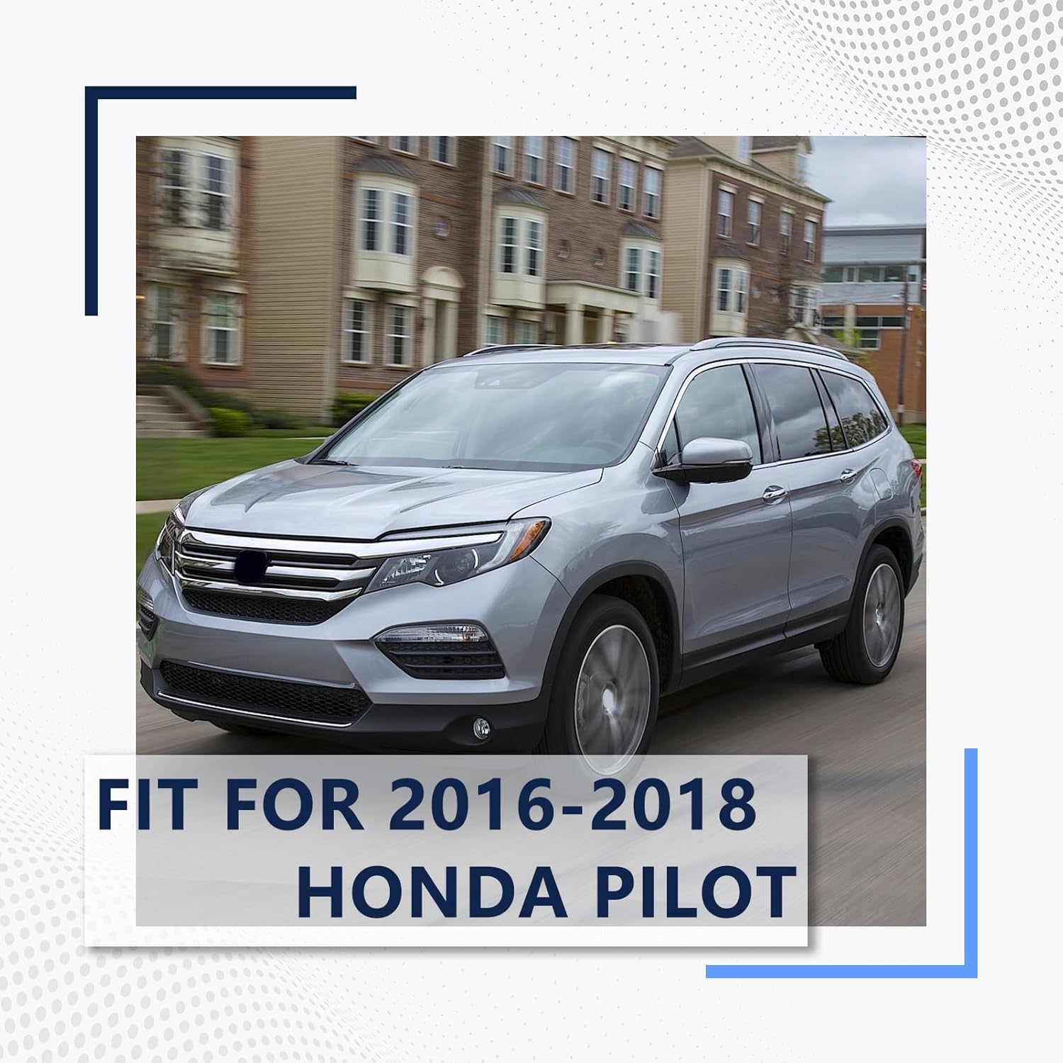 PENSUN Headlight Assembly Set Fit For Honda Pilot LX 2016-2018/Ridgeline 2017-2020 Left Driver Side HO2502165 HO2503165 W/O Bulbs