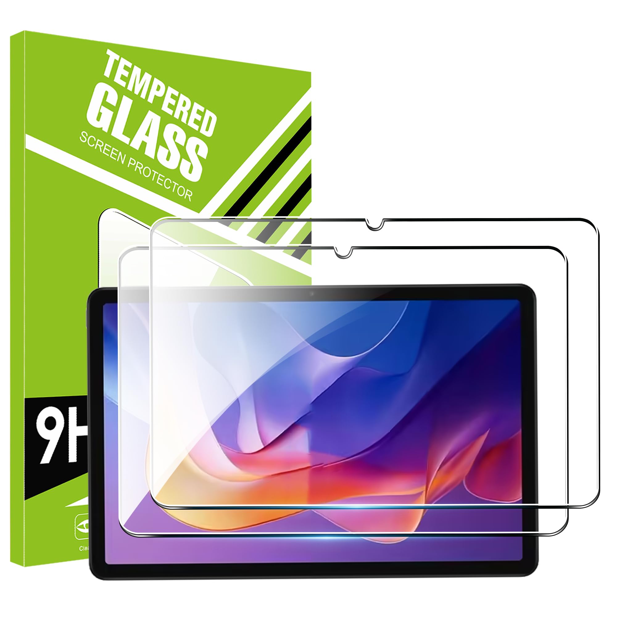 Suttkue for Xiaomi Redmi Pad 2 Screen Protector 2025,9H Hardness,Anti-Scratch,Tempered Glass Flim,11 inch,Case Friendly,Anti-Scratch,(2PACK)