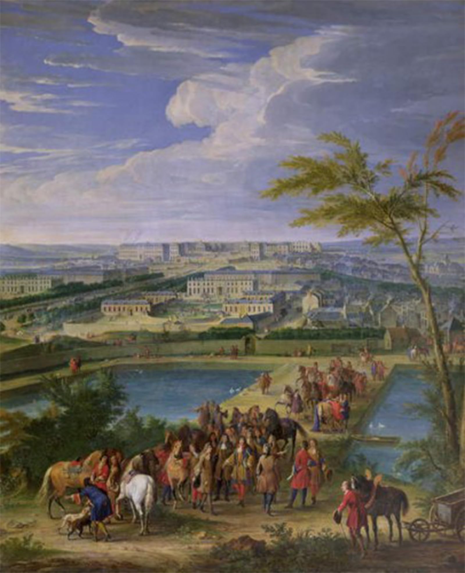 Tableau Impressions d'art de Versailles vintage pour salon 60x90cm - 5