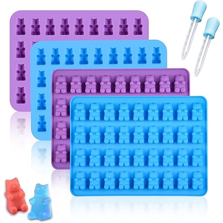 Gummy Molds Silicone BPA Free, 2ml Silicone Candy Molds