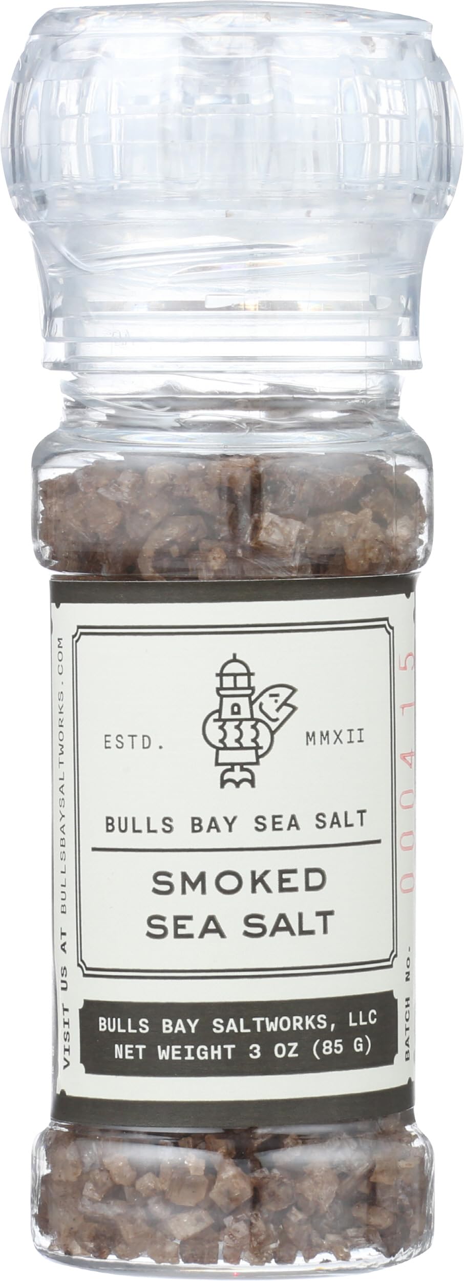 BULLS BAY SEA SALT Smoked Sea Salt, 3 OZ