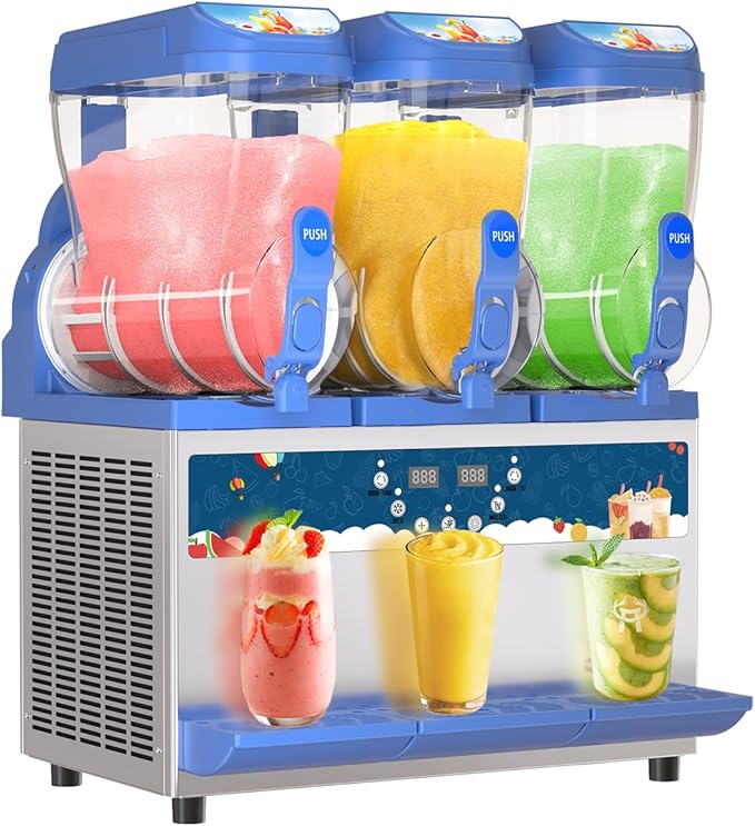 Amazon.com: AnyDoor Commercial Slushy Machine - 110V 1200W 45L Tanks ...