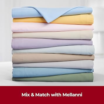 Mellanni 4PC Bed Sheet Set + 6PC Bed Sheet Set Bundle&Save - 10 PC Iconic Collection Bedding Sheets & Pillowcases - Bundle Includes: 2 Flat Sheets, 2 Fitted Sheet and 6 Pillowcases (Queen, Light Gray)