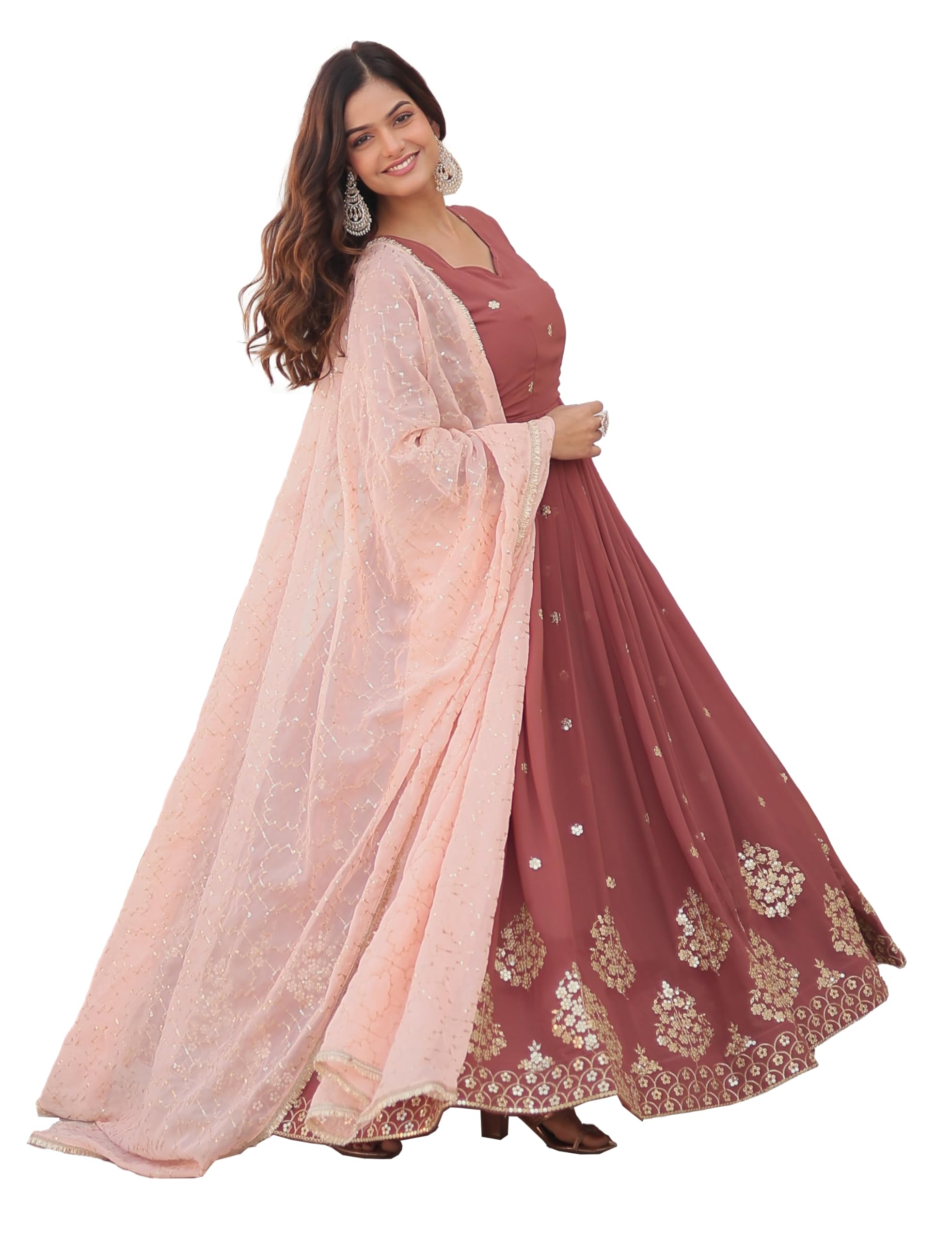 Georgette Women's Anarkali Kurta