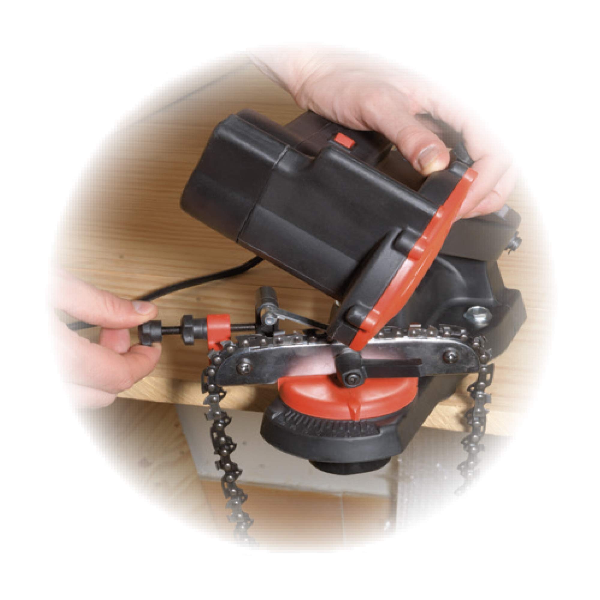 Image secondaire de l'Affûteuse Électrique RIBILAND pour Chaînes de Tronçonneuse - 85W