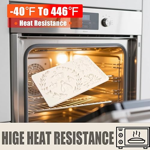 Miniatura 7 de 1 molde de silicona grande europeo retro para decoración de pasteles, molde de fondant de chocolate con orejas de trigo, abeja, para decoración de