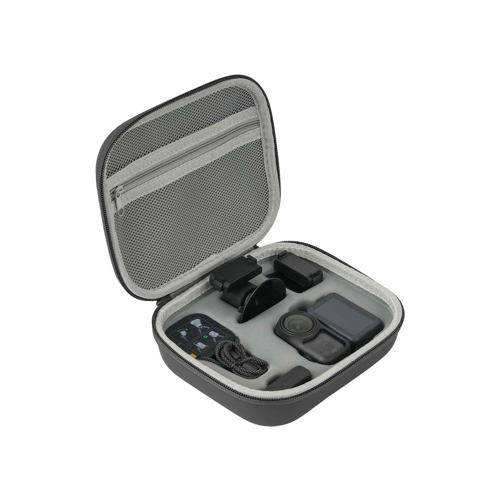 Custodia da trasporto Borsa per DJI Osmo Nano, Custodia protettiva PU Case Bag Borsa da viaggio Accessori per DJI Osmo Nano Combo (Black)