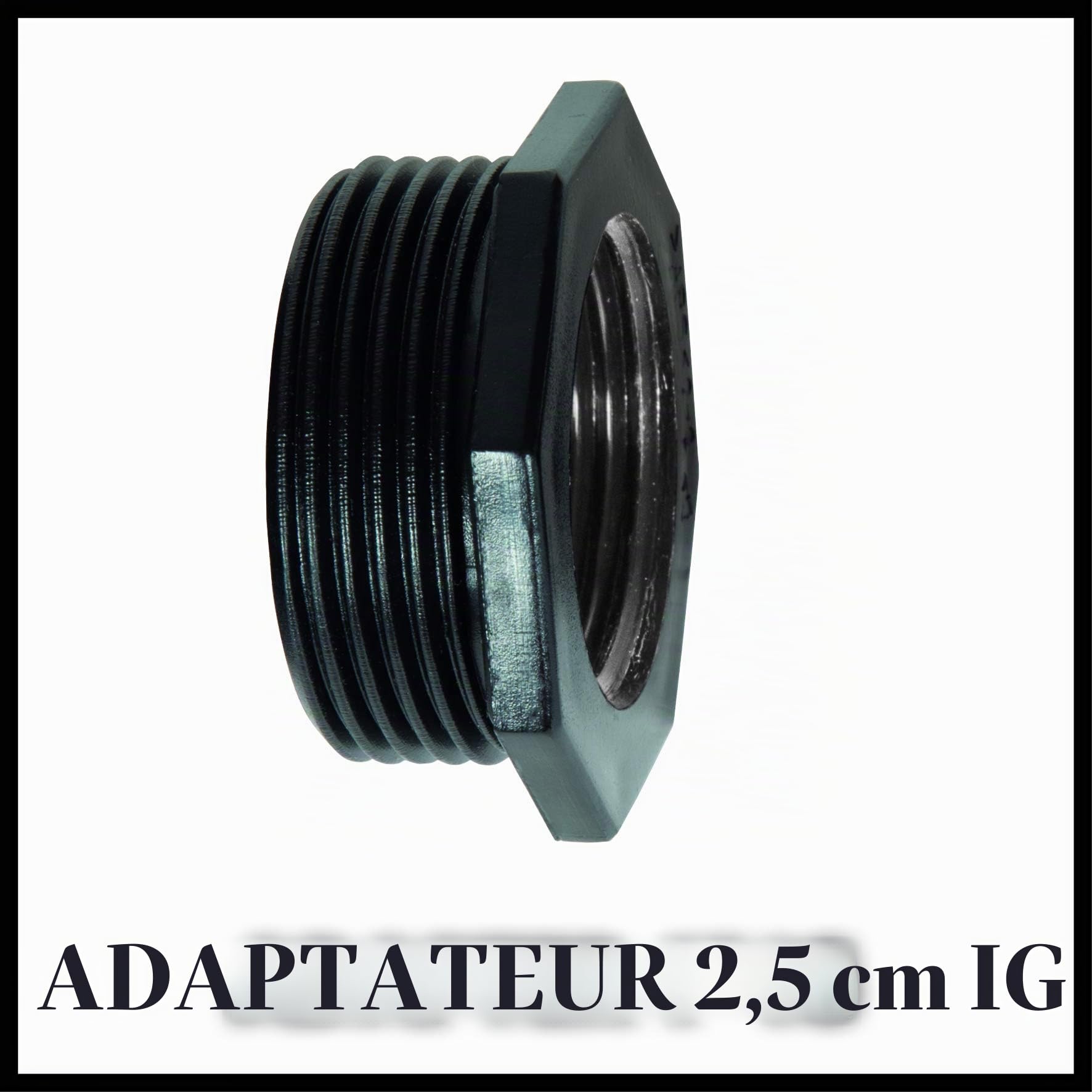 Einhell Pompe d’arrosage de surface GC-GP 6538 (650 W, Câble d‘alimentation 1,4 m) & Accessoire Kit tuyau d'aspiration noir 7 mètres avec embouts en PVC - température max. : 35° - Ø 32 mm